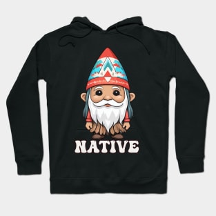 Kawaii Native American Indian Gnome Hoodie